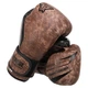 Перчатки боксерские кожаные тренировочные на липучке Fistrage Fight Gear 6458 размер 10 унций Brown - зображення 3