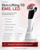 Мікрострумовий RF Lifting масажер для обличчя Skin Lifting 7.0 EMS, LED (Medica+) - изображение 1