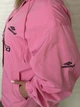 Женская ветровка оверсайз с капюшоном Розовый 9096/one size - изображение 4