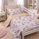 Комплект постельного белья MirSon Семейный 2 x 143 x 210 см 17-0922 Tiny Giraffes gray Бязь (2200012571927) - изображение 1