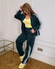 Женский спортивный костюм батал с лампасами SOLINNA Тренд сезона костюм кофта на молнии и брюки польский трикотаж VL-958 Изумрудный, 50-52 - изображение 6