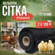 Сетка птичка 2х100м декоративная черная 12х14см садовая вольерная для защиты животных сада от птиц заборная - изображение 1