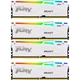 Модуль памяти Kingston DDR5 128GB (4x32GB) 5600 MHz FURY Beast RGB White Fury (ex.HyperX) (KF556C40BWAK4-128) - изображение 1