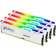 Модуль памяти Kingston DDR5 128GB (4x32GB) 5600 MHz FURY Beast RGB White Fury (ex.HyperX) (KF556C40BWAK4-128) - изображение 2