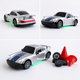 Дрифт машинка Порш с подсветкой неоновой Машинка для дрифта Porsche 911 на радиоуправлении Свет 21 см Silver - изображение 4
