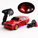 Радиоуправляемая дрифт машинка БМВ BMW M3 E30 с аккумулятором и неоновой подсветкой, свет фар (Красный) - изображение 1