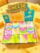 Сквіш антістрес Сир з ароматом Cheese куб різнокольоровий 7см 14073 - зображення 1