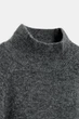 Трикотажний светр із широкими рукавами Zara 5536/213 L Сірий (05536213812L) - зображення 9