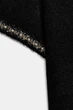 Трикотажний светр зі штучними перлинами Zara 6427/120 XL Чорний (06427120800XL) - зображення 8