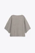 Трикотажний светр з відкладним коміром Zara 2756/141 L Пісочний (02756141081L) - зображення 8