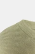 Трикотажний светр з наплічниками Zara 6771/010 L Світло-зелений (06771010526L) - зображення 7