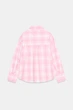 Сорочка оверсайз у клітинку Zara 0779/056 S Рожева (00779056620S) - изображение 7