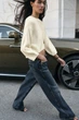 Короткий трикотажний светр Zara 1822/004 L Молочна (01822004712L) - зображення 2