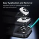 Защитное стекло ESR для камеры iPhone 17 Max/Pro/ 16 Max/Pro/ 15 Max/Pro 14 Max/Pro, ARMORITE (1шт) Black (287583) 5177280 - изображение 4