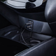 Автомобильный Bluetooth 5.0 AUX адаптер Baseus BA01 (CABA01-01) с микрофоном и Hands-Free / Беспроводной аудиоресивер 3.5 мм витой кабель - изображение 5