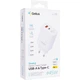 Сетевое зарядное устройство Gelius Stratus GP-HC068 45W (1Type-C+1USB-A) White - изображение 1