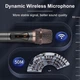 Беспроводные микрофоны для караоке ALPOWL WXM-001, 2 шт, UHF, - Уценка - изображение 6