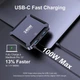 Зарядна станція Ueetop BK-124D 240 Вт, 2×USB-C, 2×USB-A, висувний кабель - изображение 6