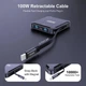 Зарядна станція Ueetop BK-124D 240 Вт, 2×USB-C, 2×USB-A, висувний кабель - изображение 9