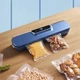 Кухонний вакууматор Lesko HB-501 Dark Blue вакуумний пакувальник для харчових продуктів їжі - зображення 4