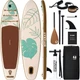 Надувна SUP дошка для плавання 320 см HITABAY LEAF WOOD - изображение 1