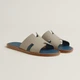 Тапочки Hermes Izmir Beige Navy 44 - изображение 1