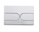 Панель змиву KOER KT-0604-01 240x160x10mm пластикова, кнопка закруглена (колір хром) (KR5323) - изображение 5