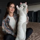 Мягкая игрушка Кот Батон 90 см Серый Подушка Антистресс - изображение 2