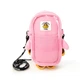 Сумка через плече Bape Baby Milo Mobile Bag акула рожевого кольору. - зображення 4