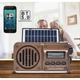 Радіоприймач Golon RX-BT499 VS Bluetooth, USB, microSD, TWS, сонячна панель, Power Bank - зображення 3