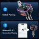 Автомобильный Bluetooth FM-передатчик Syncwire 5.3 48 Вт - зображення 3
