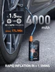Портативний повітряний компресор AstroAI L7 Tire Inflator - зображення 6
