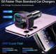 Автомобильный Bluetooth FM-передатчик Syncwire 5.3 48 Вт - зображення 8