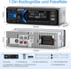 Автомобильное радио RDS Bluetooth, Wistrue 1DIN, R2420-RE2 - изображение 5