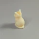 Миниатюрная ваза для кошачьих усов Кот из PLA-пластика 40 мм Усятница бежевая - изображение 15