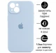 Чохол Silicone Premium case з захистом камери для iPhone 13 Full Camera Protective lilac cream 9706 - зображення 1
