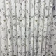 Тюль Magnolia 200x240 см с цветочным принтом Бело-серый (YH8541-200) - изображение 4