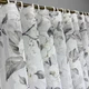 Тюль Magnolia 200x240 см с цветочным принтом Бело-серый (YH8541-200) - изображение 11