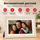 Цифровая фоторамка 10.1 дюймов 32Gb встроенной памяти электронная для фото с сенсорным управлением WiFi сенсорный экран 1280x800 HD IPS приложение App Frameo подарок интерактивный фотоальбом - изображение 3