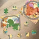 Ігровий набір з динозавром Dino Puzzle Tracks 2 в 1 Трицератопс і Тиранозавр T-Rex - зображення 2