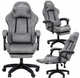 Кресло геймерское DIEGO ALCANTARA PRO Gray - изображение 1