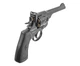 Револьвер CO2 пневматический Borner W&S Black 4.5 мм под стальные шарики BB Webley Scott - изображение 3