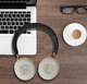 Амбушюры для наушников Jabra Evolve2 40 Series, Evolve2 65 Series, Elite 45h бежевые - изображение 3