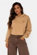 Кофта женская однотонная коричневого цвета Fashion размер 42-44 (217739) - изображение 1