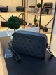 Сумка чоловіча unisex Guess Milano через плече сіра з монограмою - изображение 9