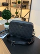 Сумка чоловіча unisex Guess Milano через плече сіра з монограмою - изображение 10