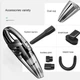 Аккумуляторный автомобильный пылесос Vacuum Cleaner E-6 XL-830 120 Вт с HEPA-фильтром и тремя насадками - изображение 8