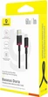 Кабель Baseus Dura Series Fast Charging Cable USB to Type-C 60W 1m Red+Black (P10377802U01-01) - изображение 5