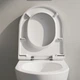 Rimless/Silent Flush подвесной унитаз в комплекте с сиденьем slow closing LAUFEN PRO X H8668600000001, белый - изображение 8