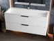 Тумба подвесная Status Aqua 120, с умывальником Aria Low 120 - изображение 5
